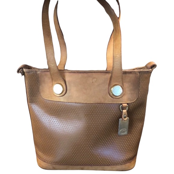 Dooney & Bourke Handbags - Vintage Dooney & Bourke tan leather authentic bag